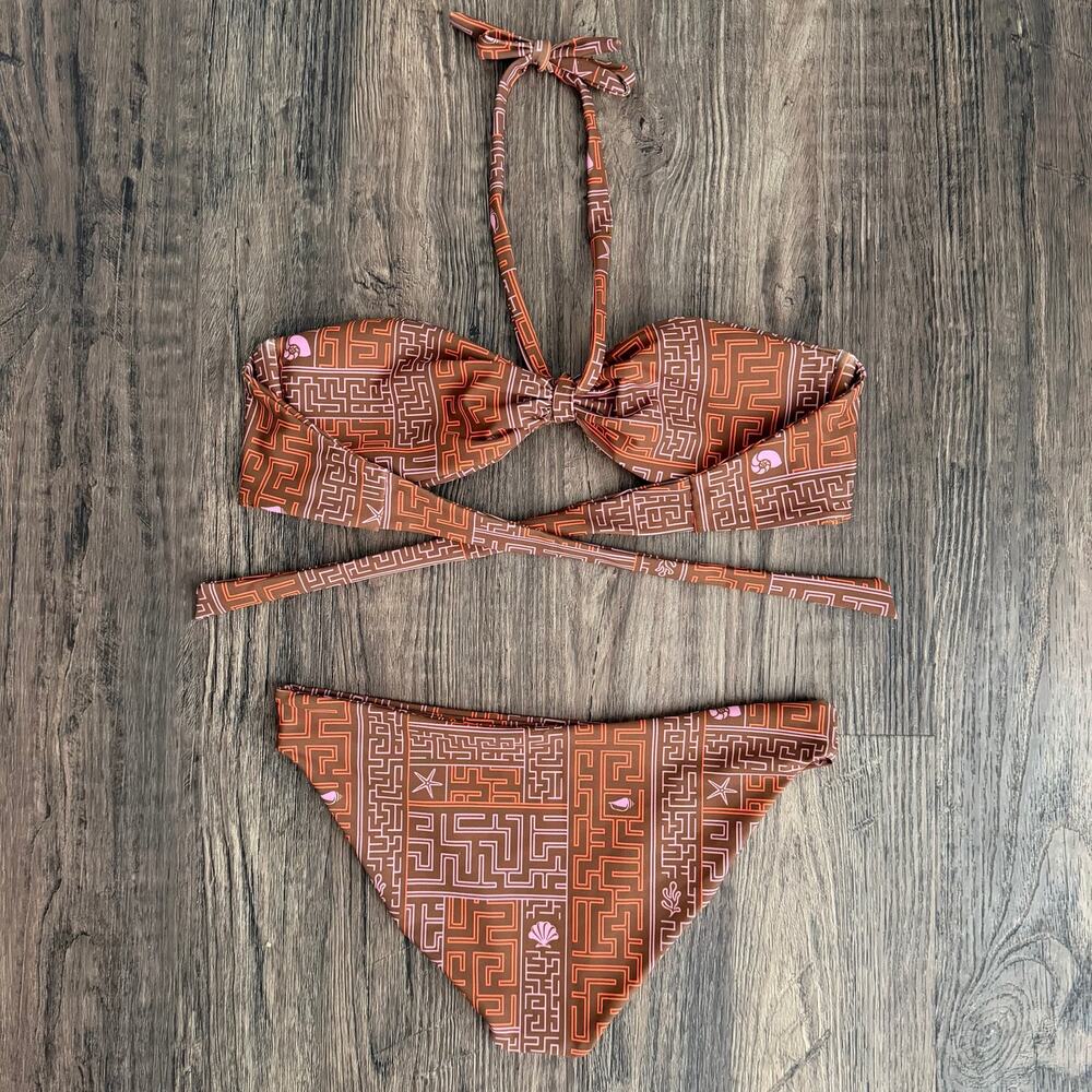 Skatie Bonita Bikini Set Cher Top and Cheryl Bottoms Size Small - Picture 2 of 9
